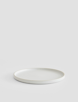 White Ato Plate - H 1.5 ⌀ 23 cm - Ceramic