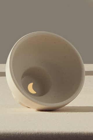 Karaffe und 3 Lune Blanc-Gläserbox – Porzellan