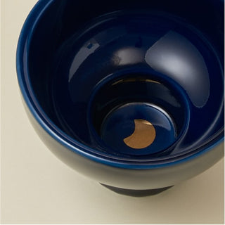 Box of 3 Midnight Blue Moon glasses - Porcelain