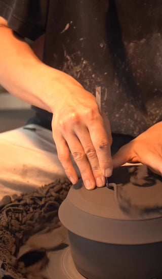 Kyung Teller Mattzinn – H 2,9 ø 19,1 cm – Keramik