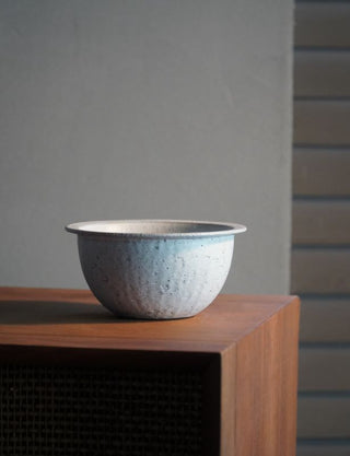 Jigu-Schale Mattzinn – H 13,5 ø 6,4 cm – Keramik