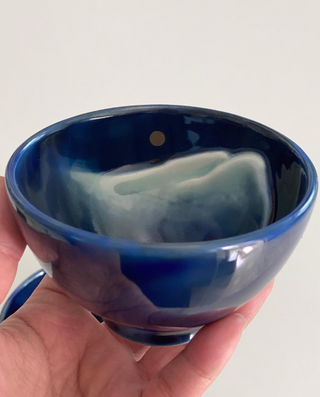 Box of 2 Midnight Blue Moon bowls - Porcelain